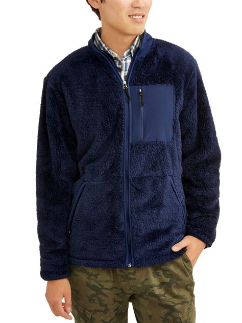 fleece jacket men's walmart|men's lightweight rain jacket walmart.